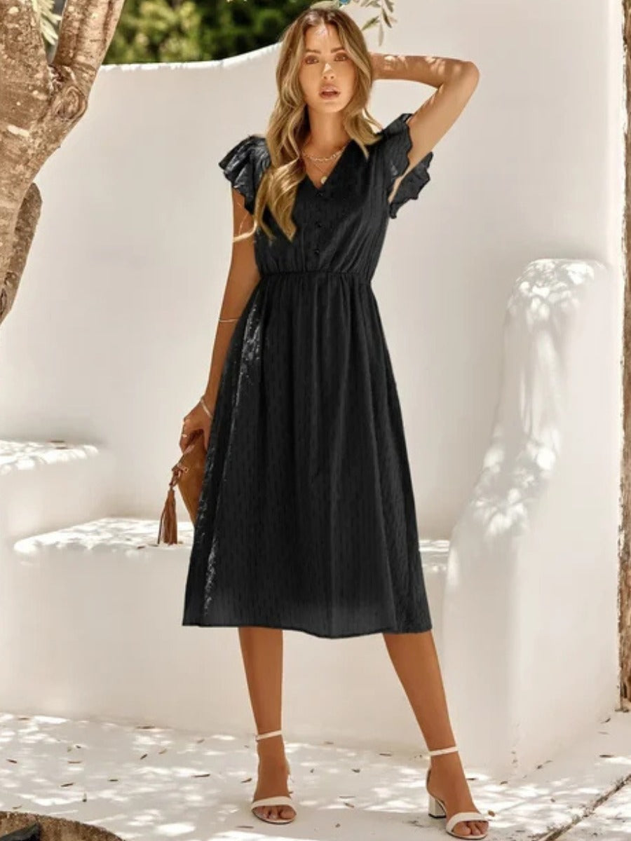 Black Chic Boho Dress
