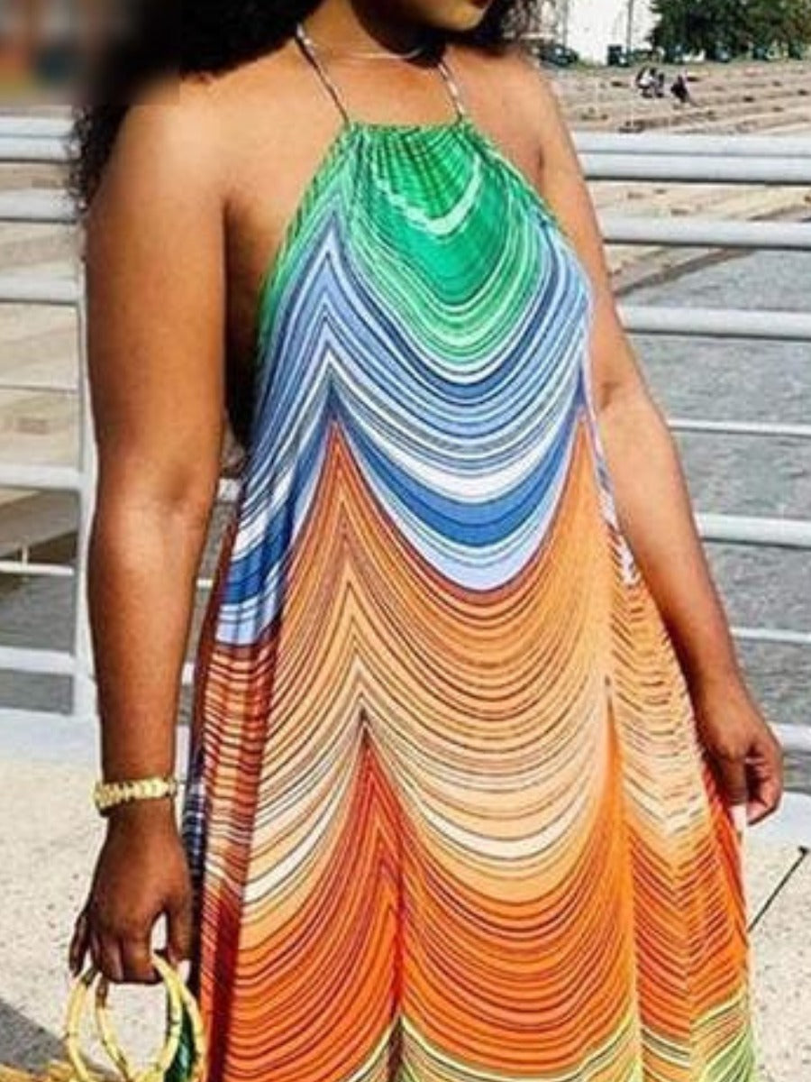 African Long Summer Dress