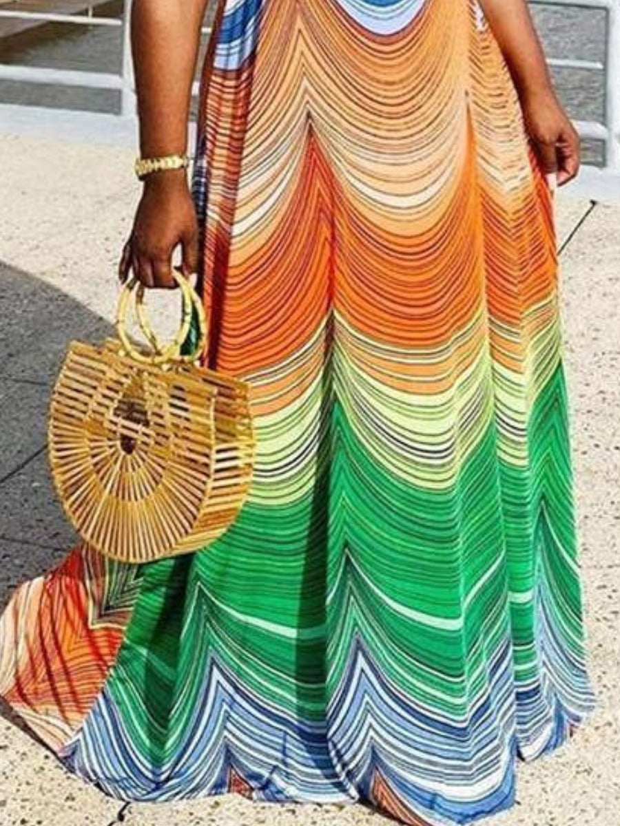 African Long Summer Dress