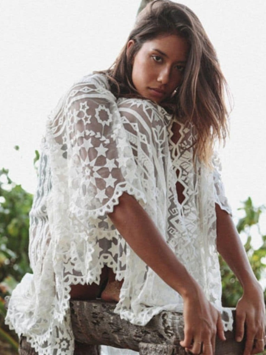 White Summer Beach Dress