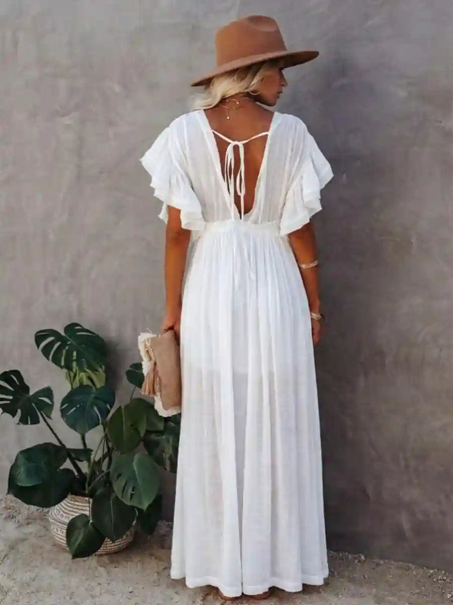 White Beach Boho Dress | Boho Mood Bobo Mood White Beach Boho Dress | Boho Mood Bobo Mood