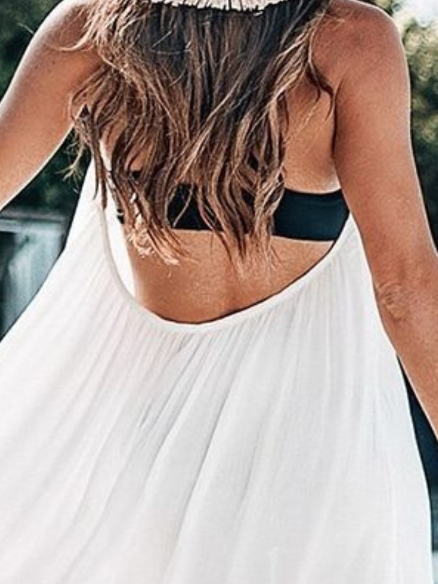 White Beach Party Dress