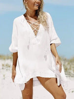 White Beachy Dress