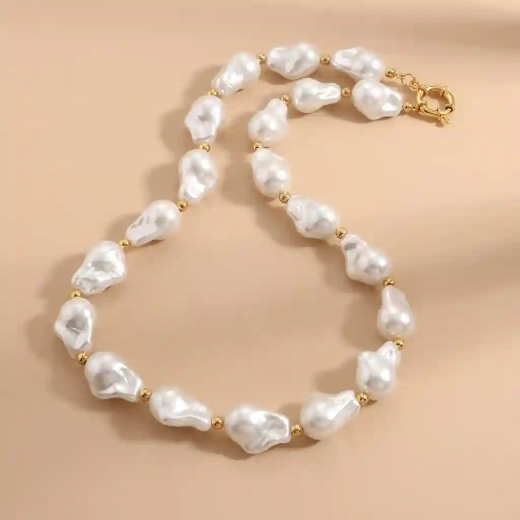 White Boho Choker Necklace