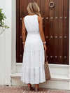 White Boho Maxi Dress