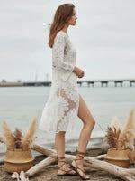 White Lace Kimono