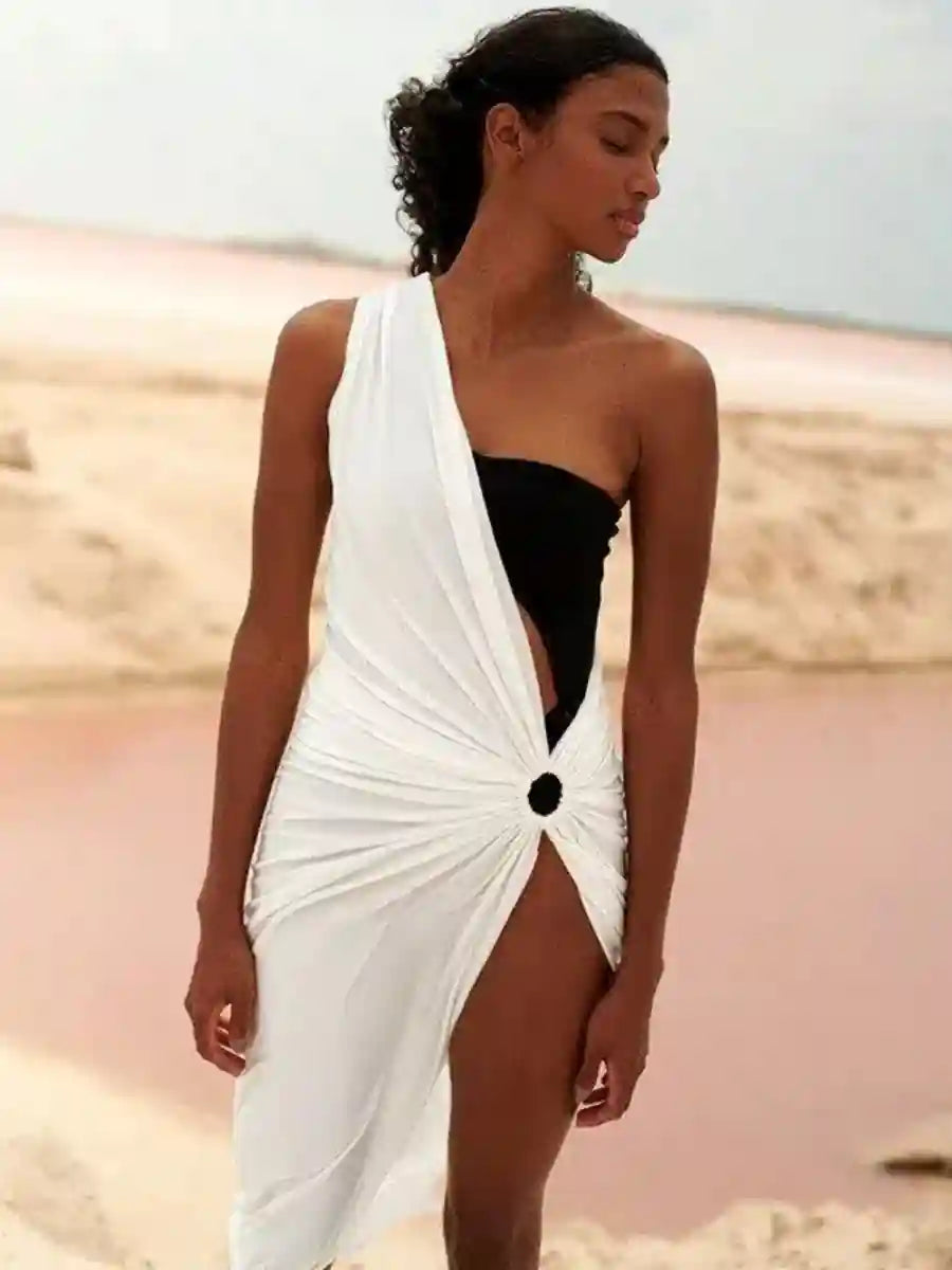 White Sexy Beach Dress