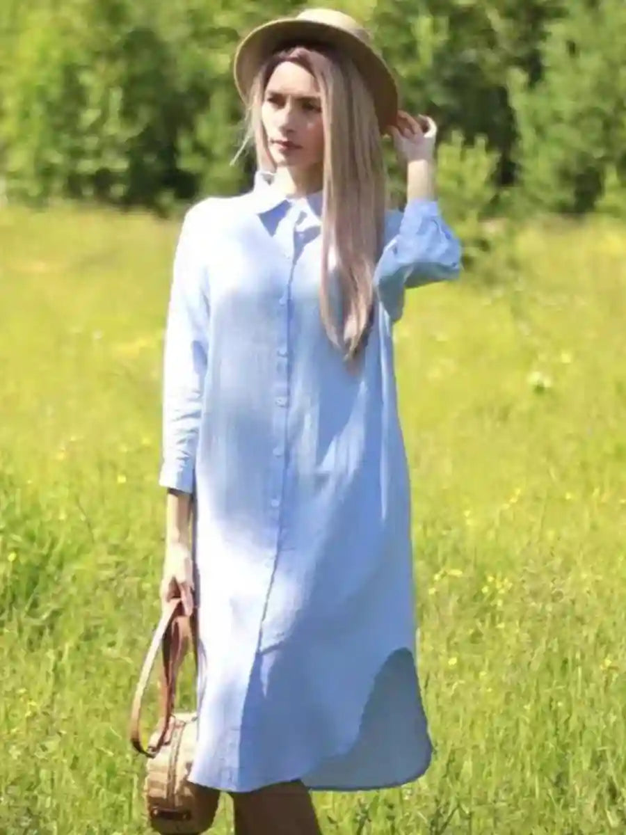 White Shirt Dress