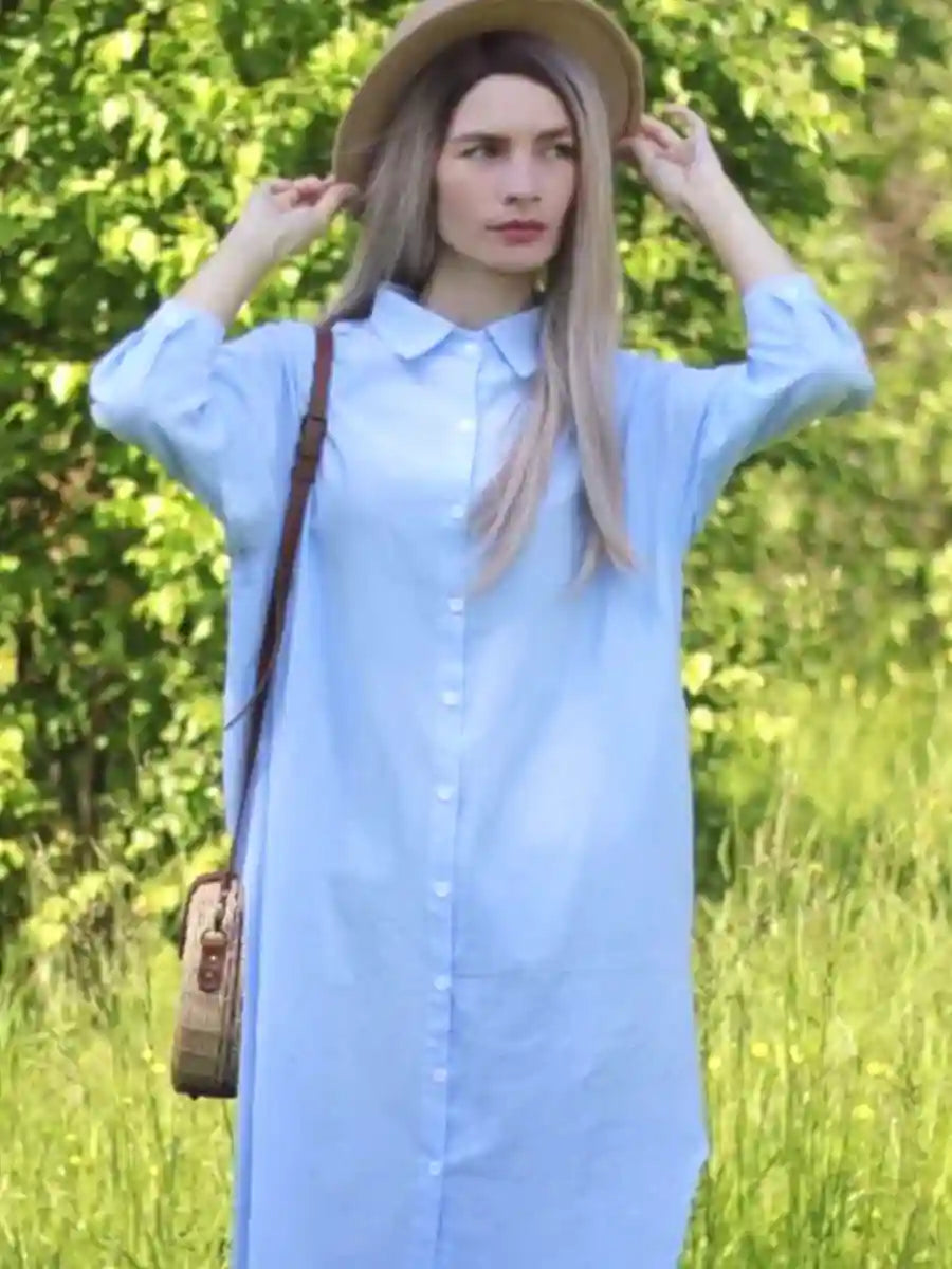 White Shirt Dress