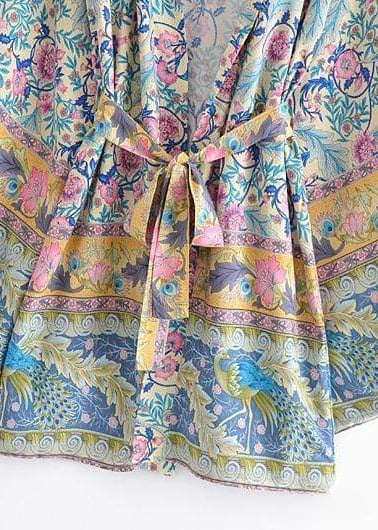 Whitney Summer Floral Boho kimono