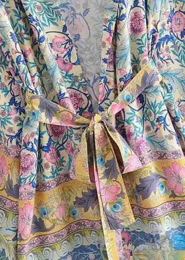 Whitney Summer Floral Boho kimono