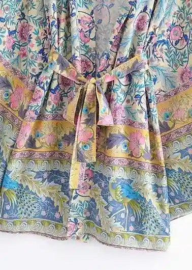 Whitney Summer Floral Boho kimono