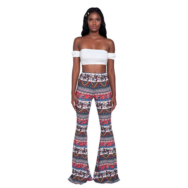 Wide Leg Boho Pants