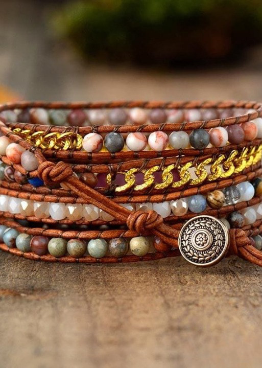 Woman Beaded Boho Bracelets