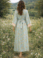 Woman Boho Beach Kimono