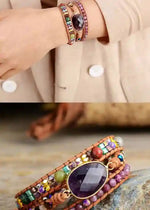 Woman Boho Stacked Bracelets