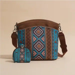 Women Boho Print Crossbody Bag