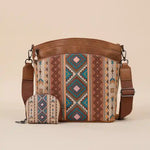 Women Boho Print Crossbody Bag