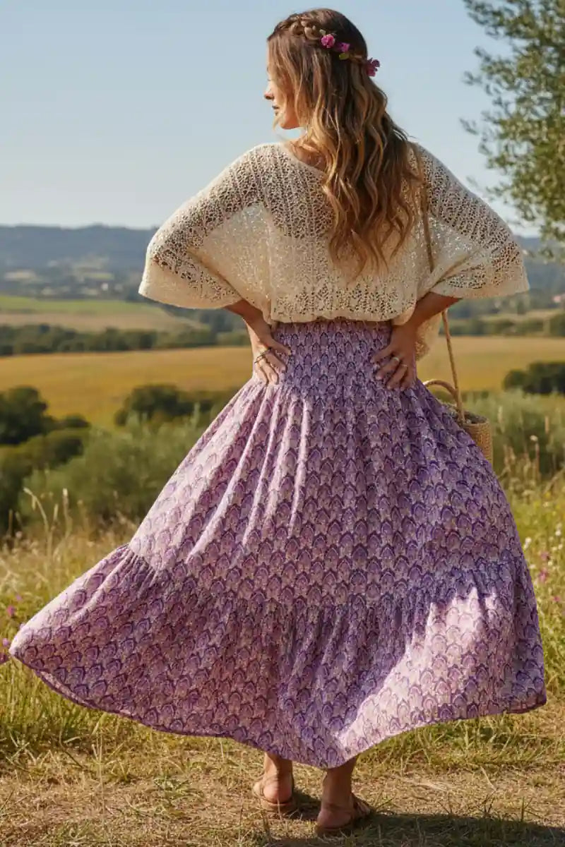 Women's Casual Boho Skirt