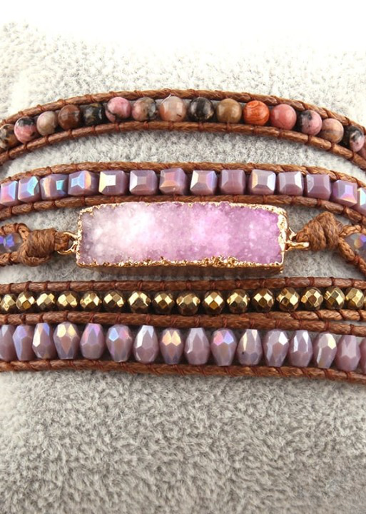 Womens Stackable Beaded Bracelets