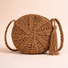 Woven Straw Crossbody Bag