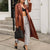 Boho Leather Coat With Belt