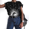 Boho Astral Black T-shirt