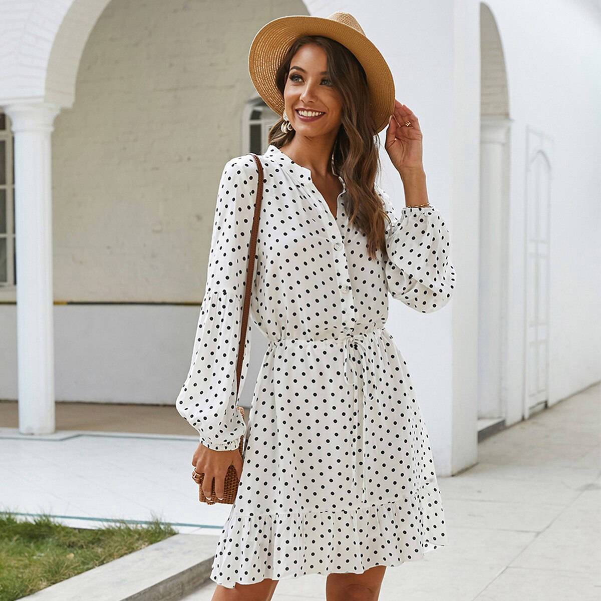 Boho Baba Cool Dress with polka dots