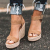 Boho Beach Wedge Sandals