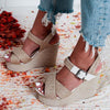 Boho Beach Wedge Sandals