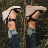 Boho Beach Wedge Sandals