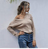 Boho Beige Knit Pullover