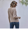 Boho Beige Knit Pullover