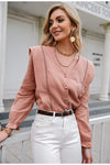 Boho Blouse in Light Pink