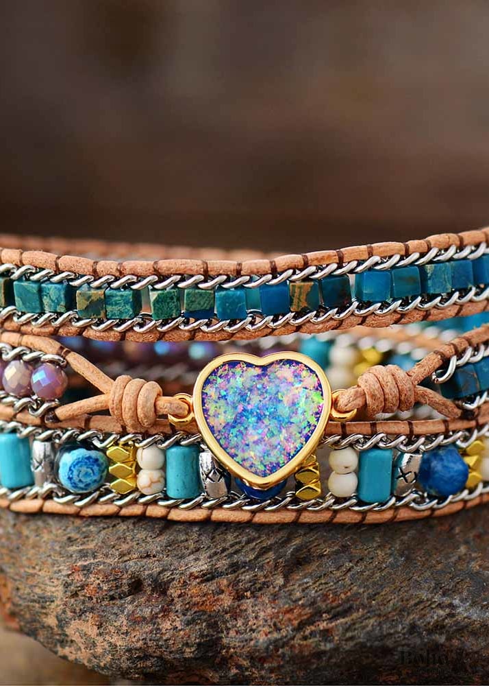 Boho Woman Beaded Bracelets