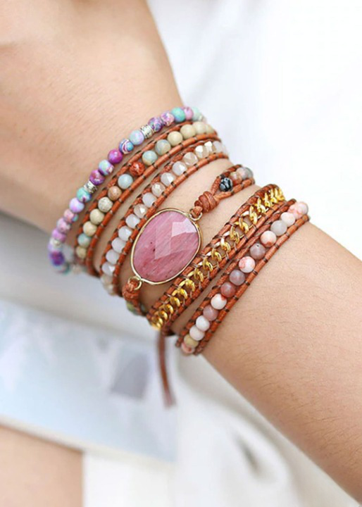 Woman Beaded Boho Bracelets