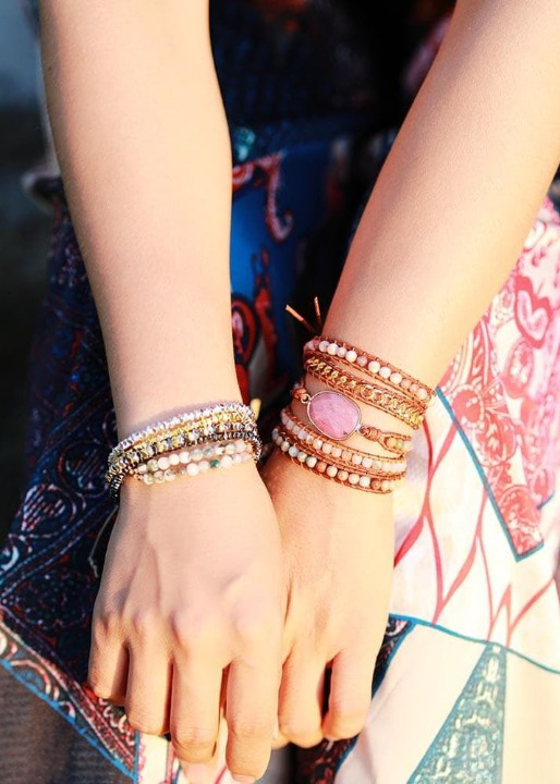 Woman Beaded Boho Bracelets