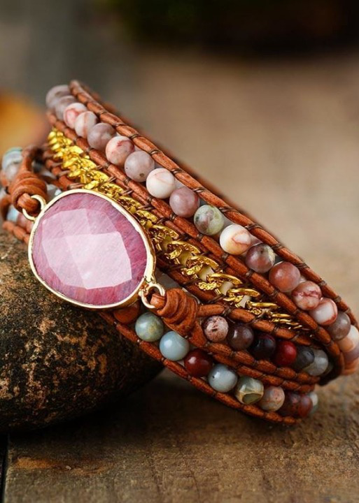 Woman Beaded Boho Bracelets