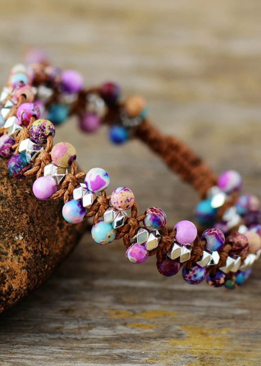 Boho Beaded Bracelets for Womens