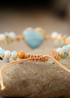Boho Bracelet - Blue Heart