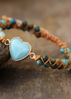 Boho Bracelet - Blue Heart