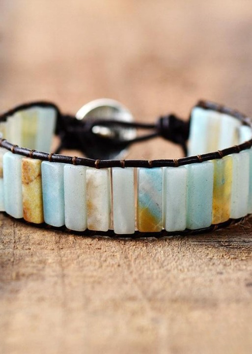 Boho Bracelets - Blue Amazonite