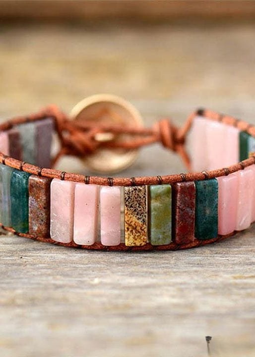 Boho Bracelet - Natural Stone