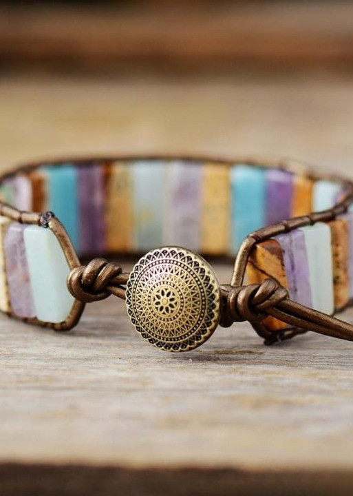 Boho Bracelet - Natural Stone