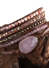 Boho Bracelet - Crystal and Natural Stones