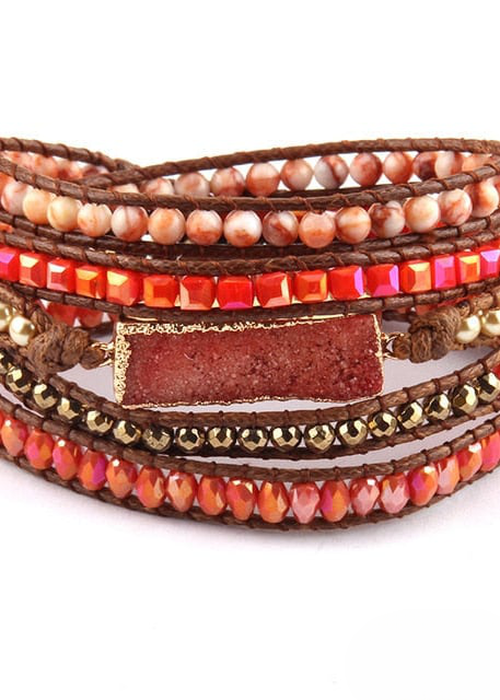 Womens Stackable Beaded Bracelets