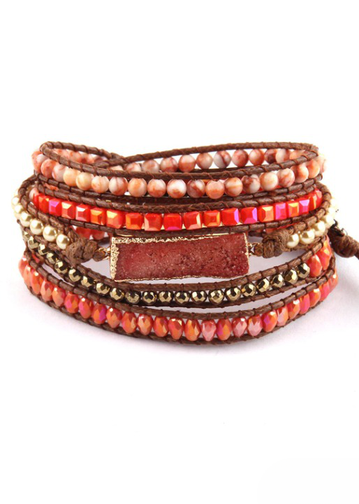 Womens Stackable Beaded Bracelets