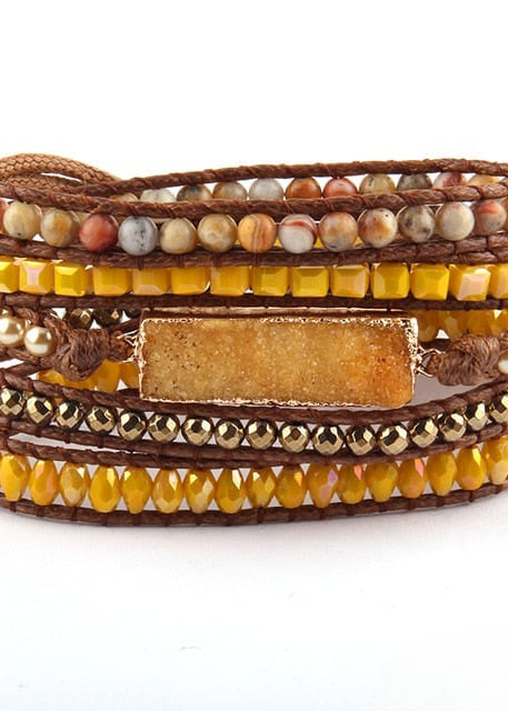 Womens Stackable Beaded Bracelets