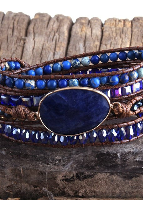 Natural Stone Boho Bracelet