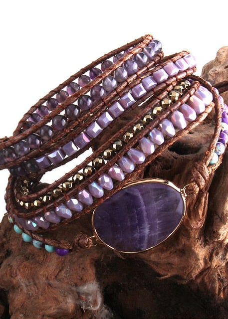 Natural Stone Boho Bracelet